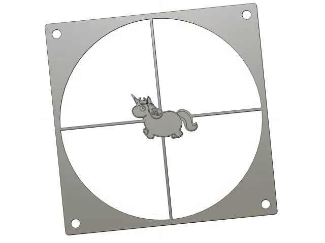 140mm fan grilll unicorn