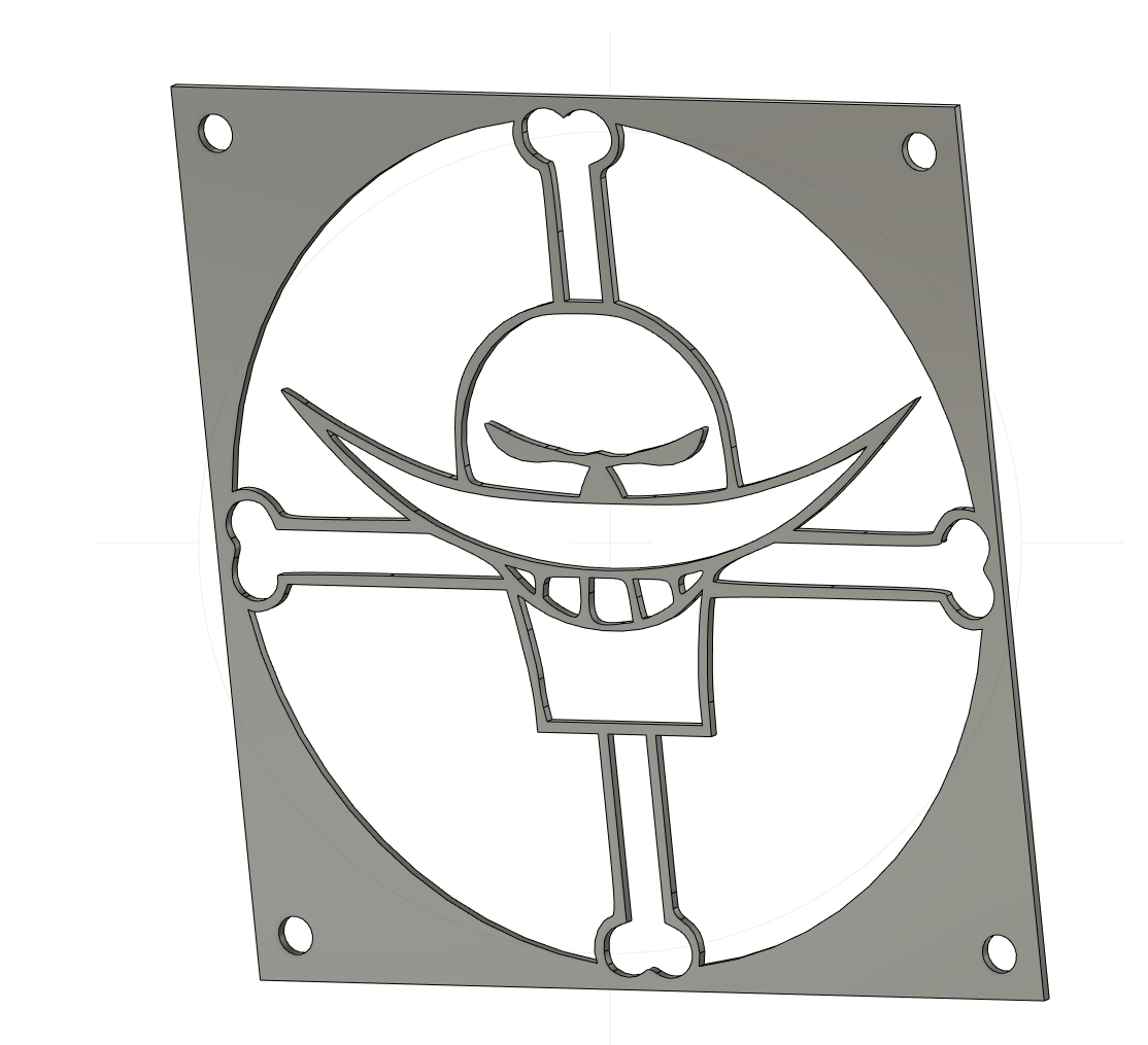 140mm fan grilll onepiece whitebeard