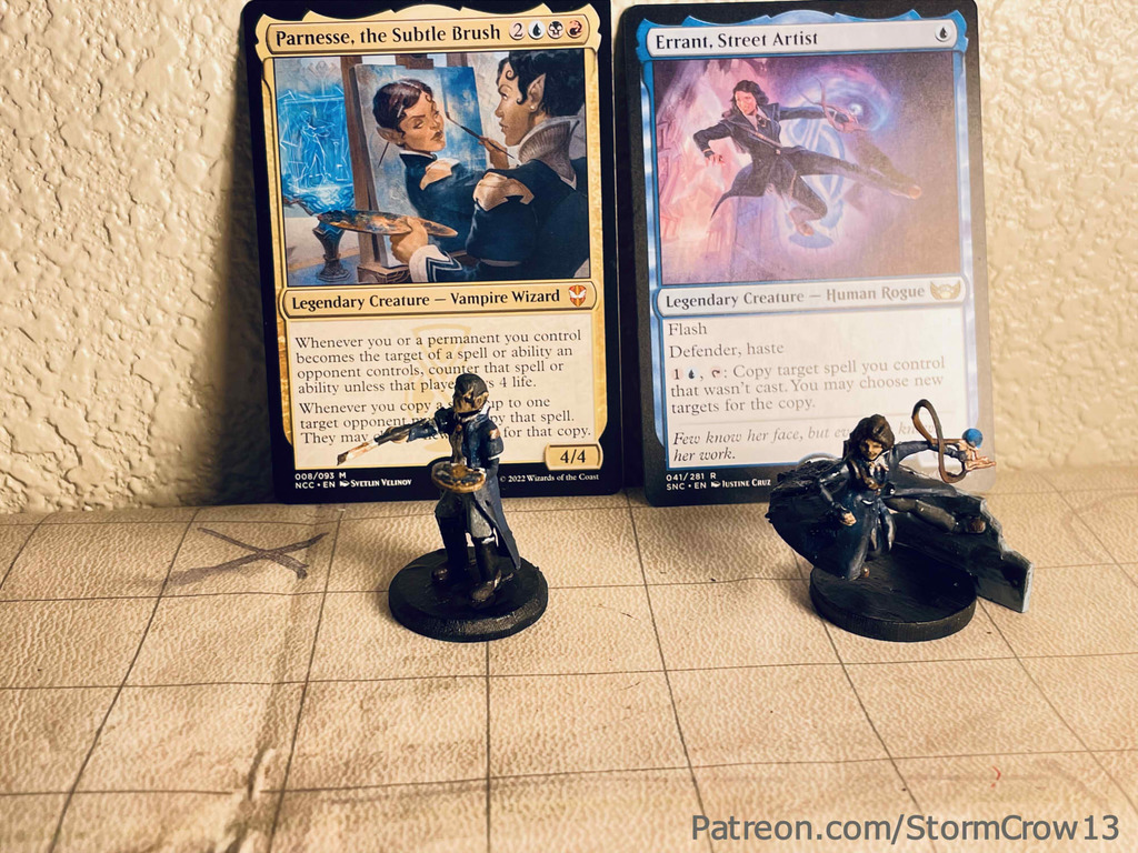 Errant and Parnesse from Magic the Gathering
