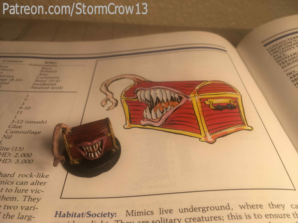 2nd Ed AD&D Mimic