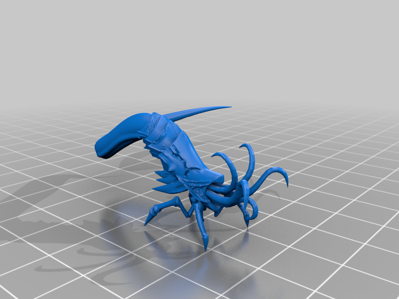 STL file Cosmos - Eldrazi style Alien・Template to download and 3D