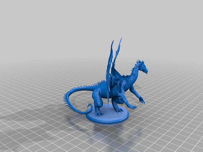 2nd Ed Bronze Dragon by StormCrow 13 Download free STL model