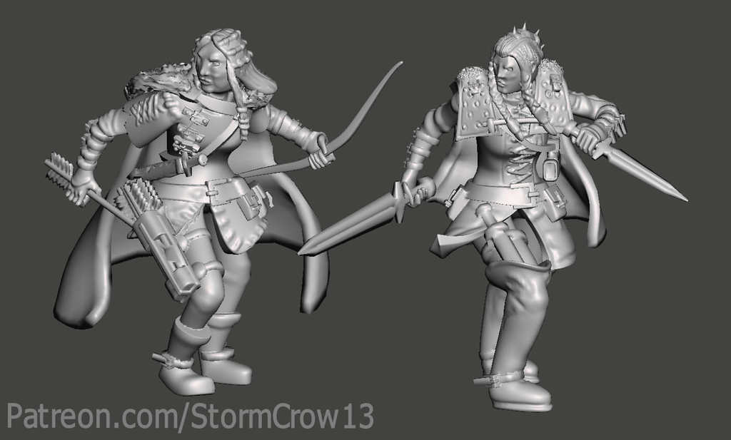 Halana, Kesig Ranger, and Alena, Kesig Trapper