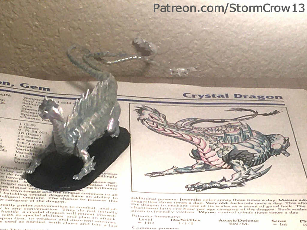 2nd ed AD&D Crystal Dragon