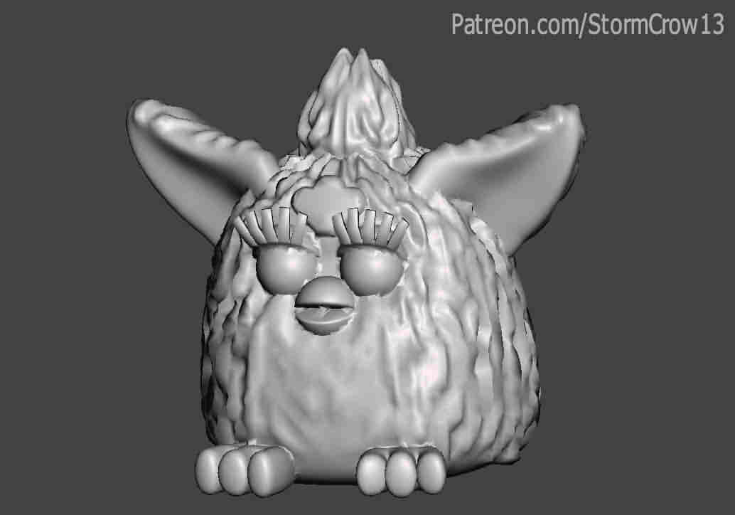 Furby by StormCrow 13, Download free STL model