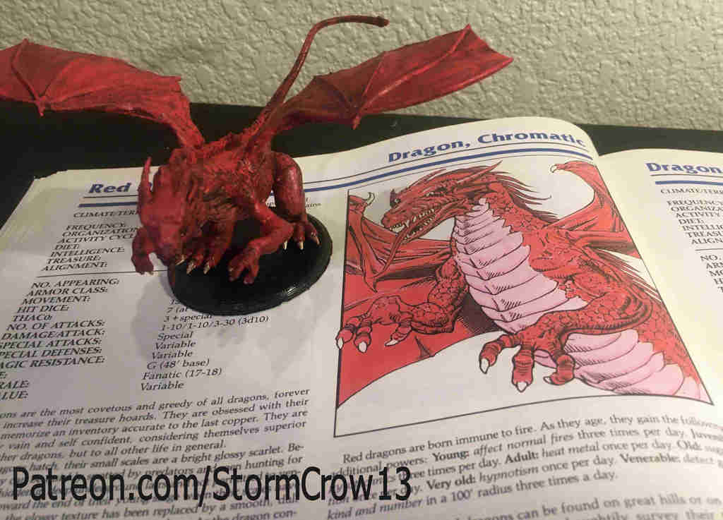 2nd ed AD&D Red Dragon