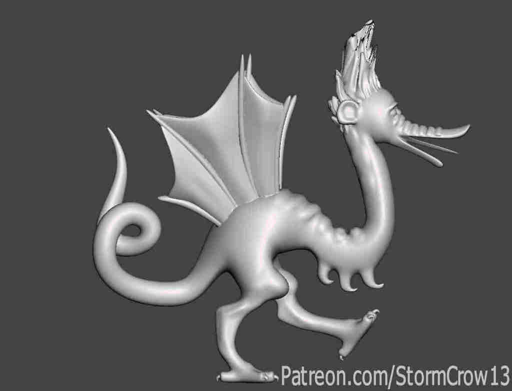 I don't Know. A Dragon? I guess? from Medieval Manuscript