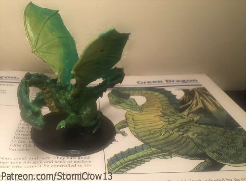 2nd ed AD&D Green Dragon
