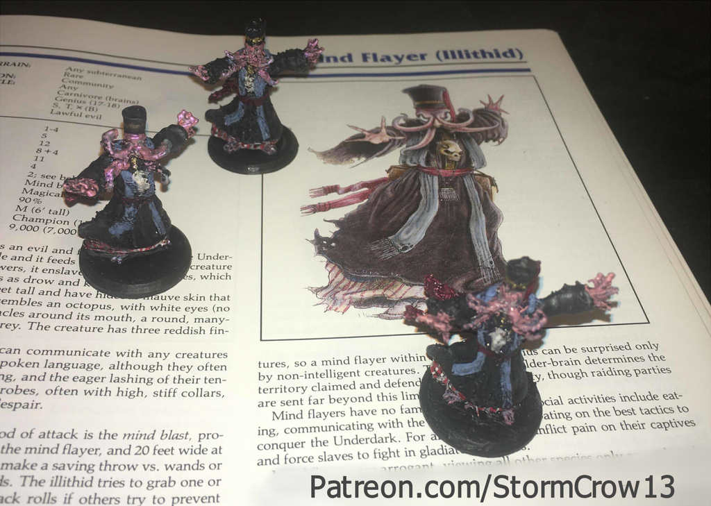 Mindflayer Through the Ages: 2nd Ed AD&D
