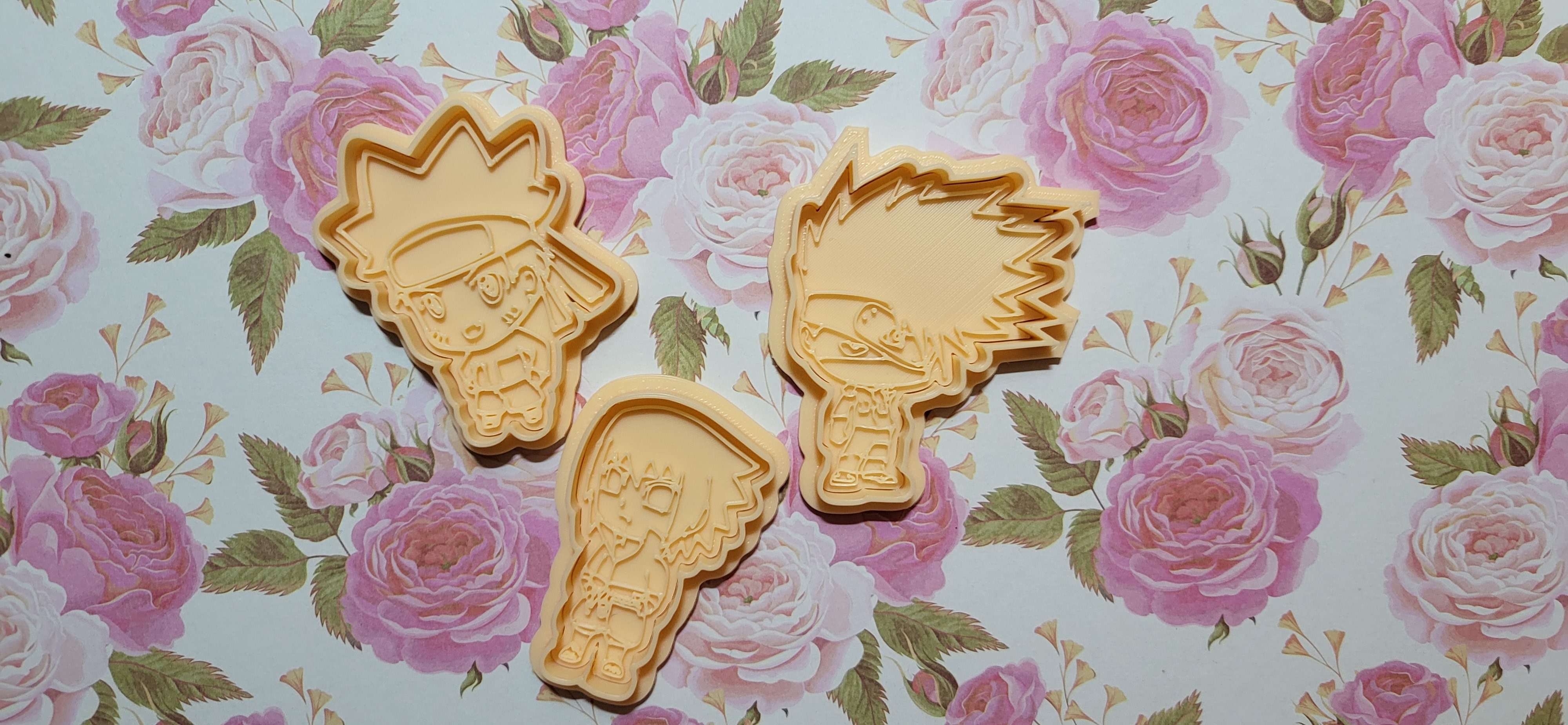 Naruto Shippuden chibi - cookie cutter set