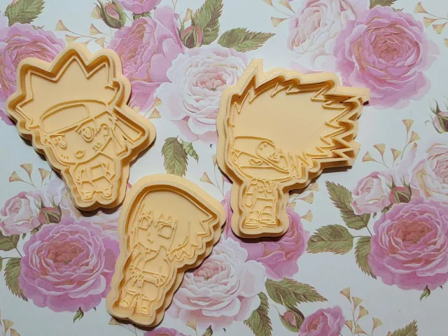 Naruto Shippuden chibi - cookie cutter set