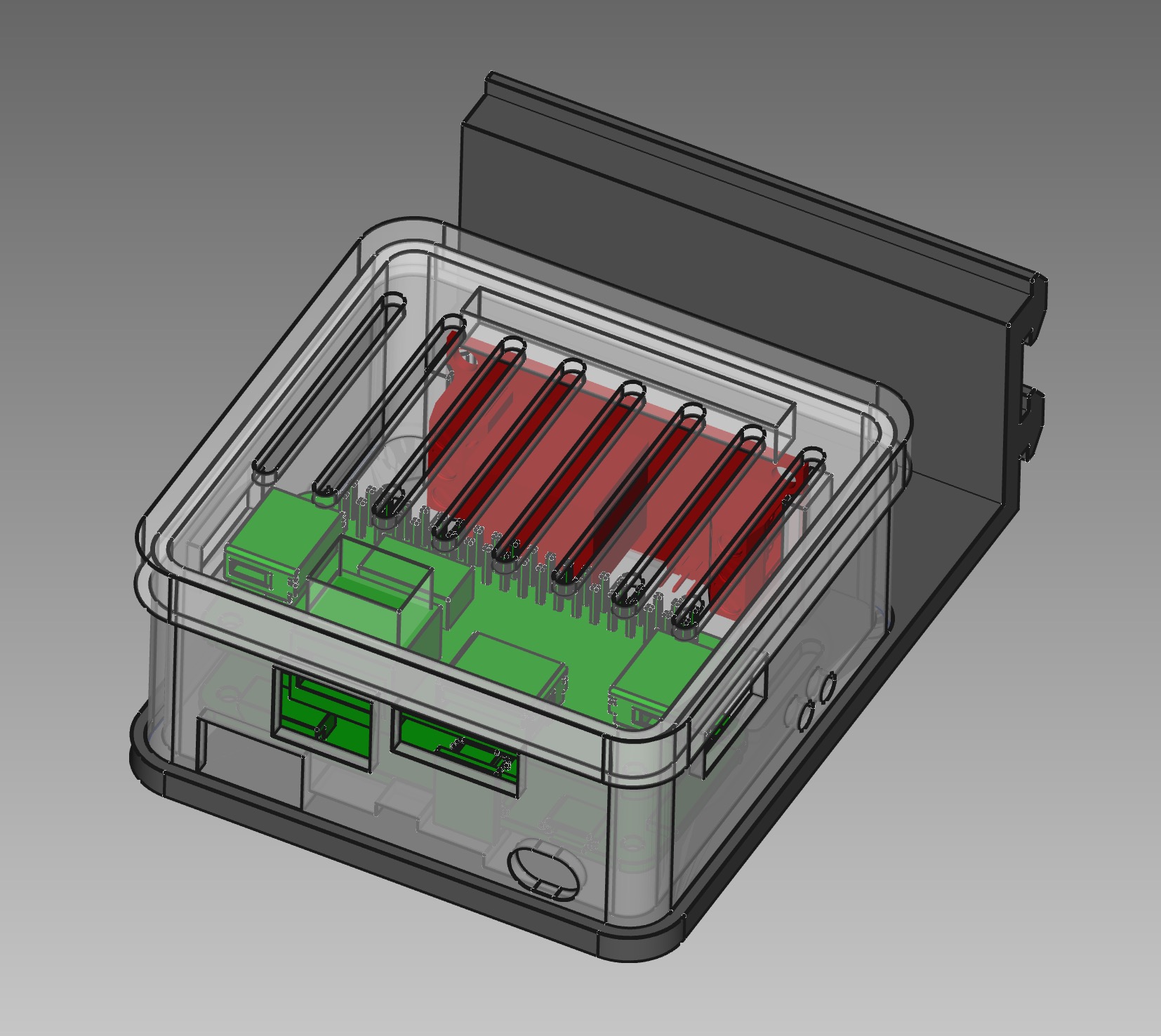 Octopi Zero Mount for 4040 Rail