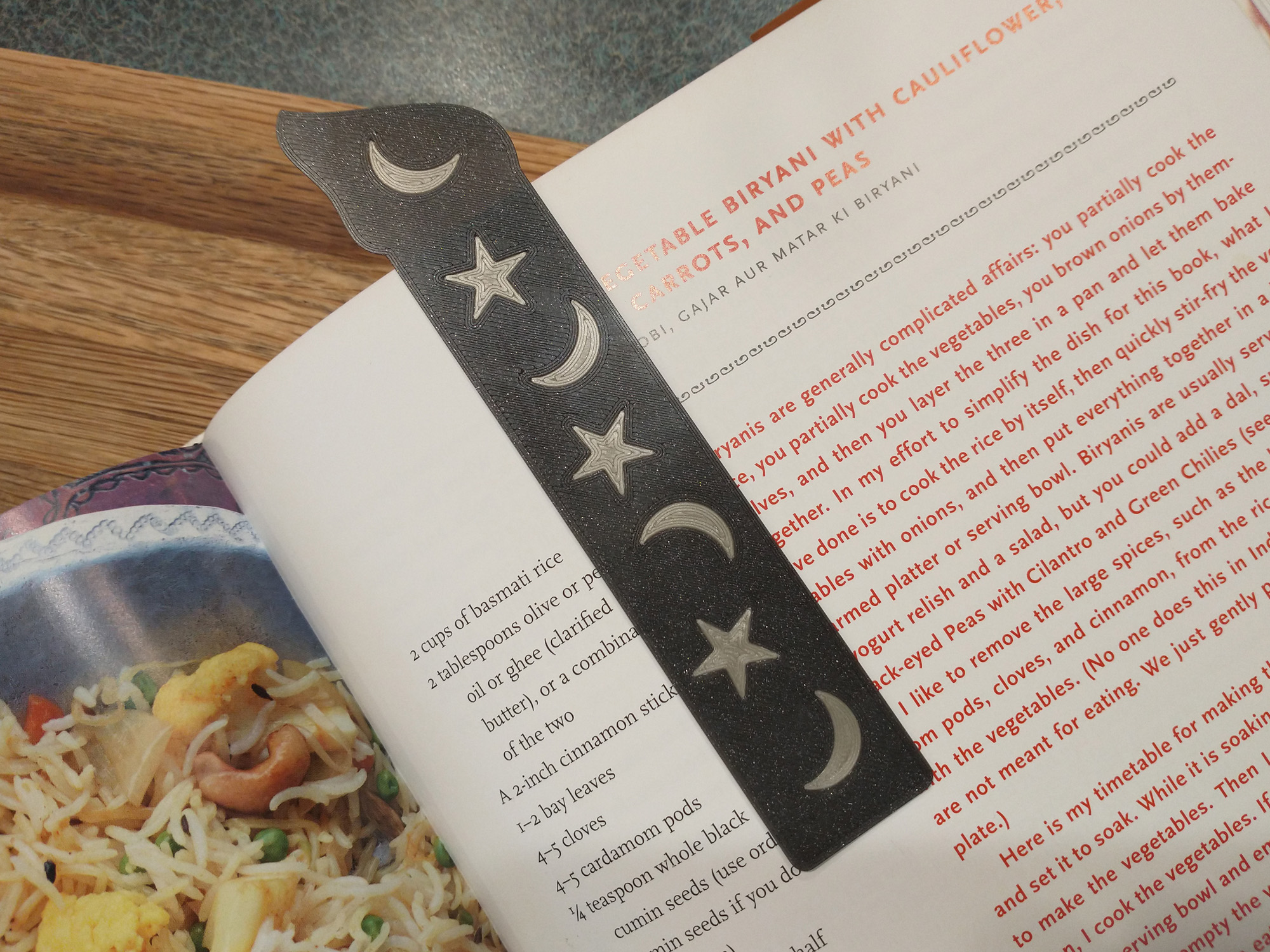 Celestial Bodies Print-on-Print Bookmark