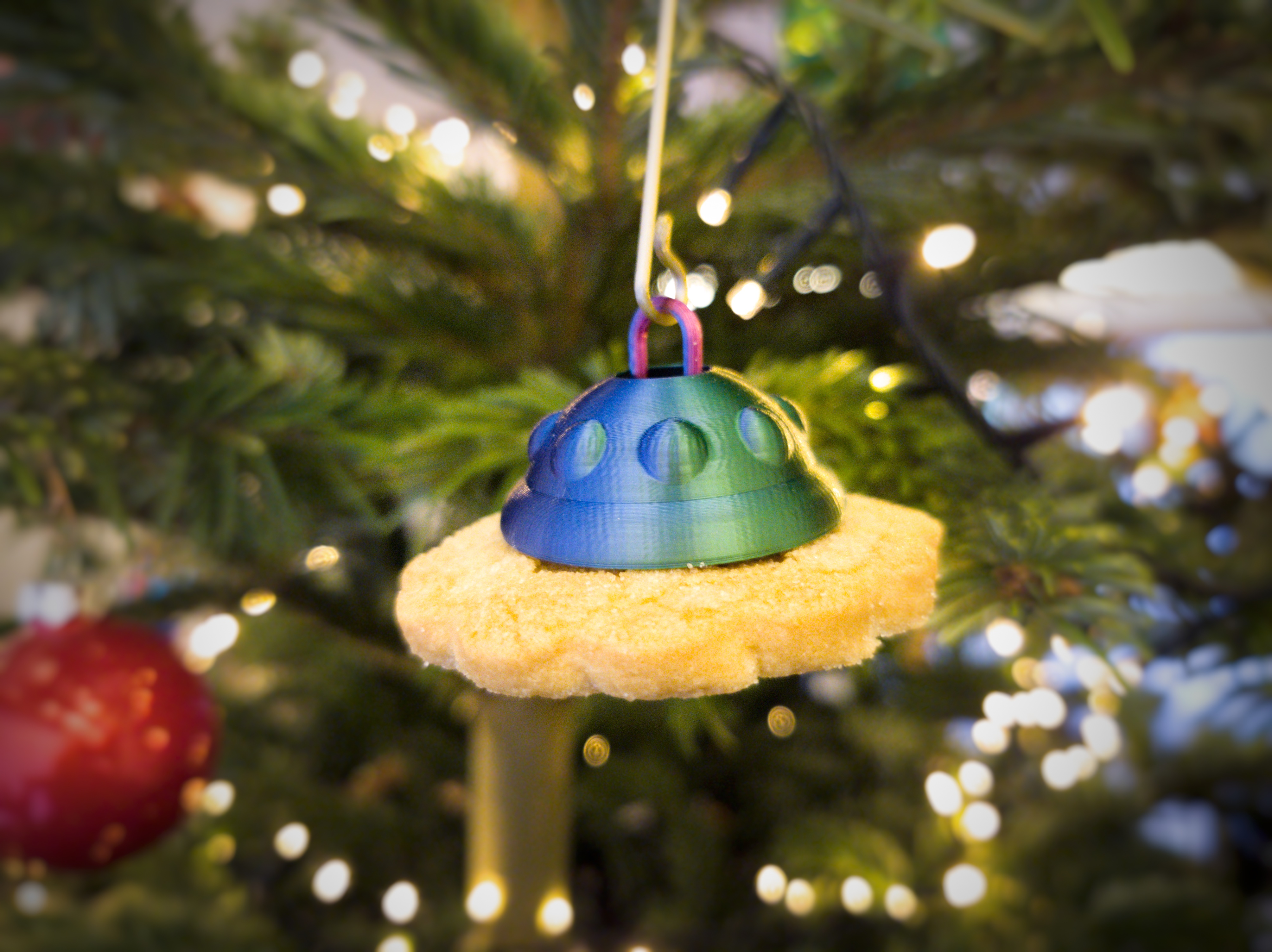UFC (Unidentified Flying Cookie) Cookie cutter for Kerstkransjes (Dutch Christmas Cookies)