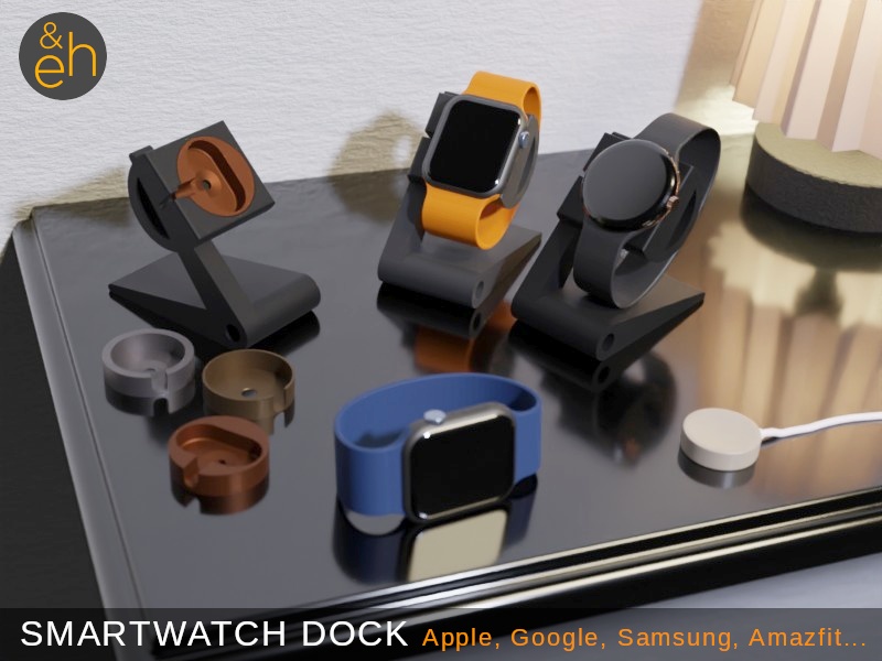 Universal Smartwatch Dock - Apple, Google, Samsung, Amazfit etc.
