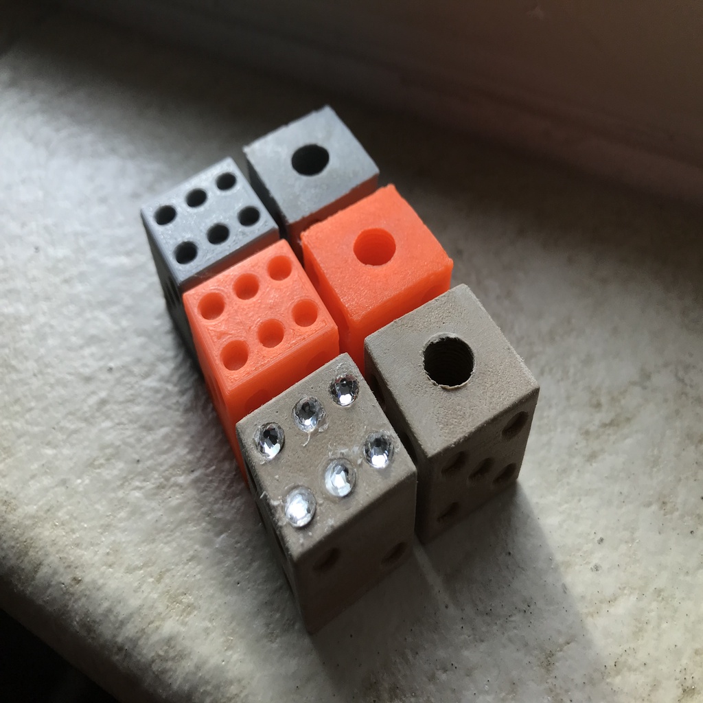 Dice Valve Caps 19mm Schrader