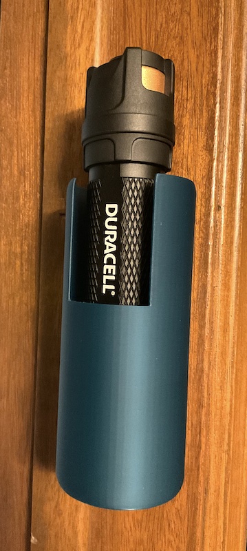 46mm/ 1.81" Flashlight holder (Duracell, Coast, Pelican, etc...)