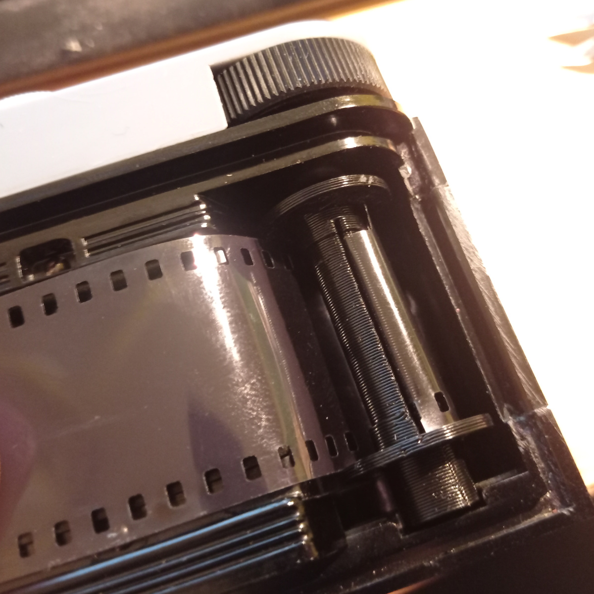 35mm convenient takeup spool for Smena,  Contax, Kiev, Agat szpulka odbiorcza