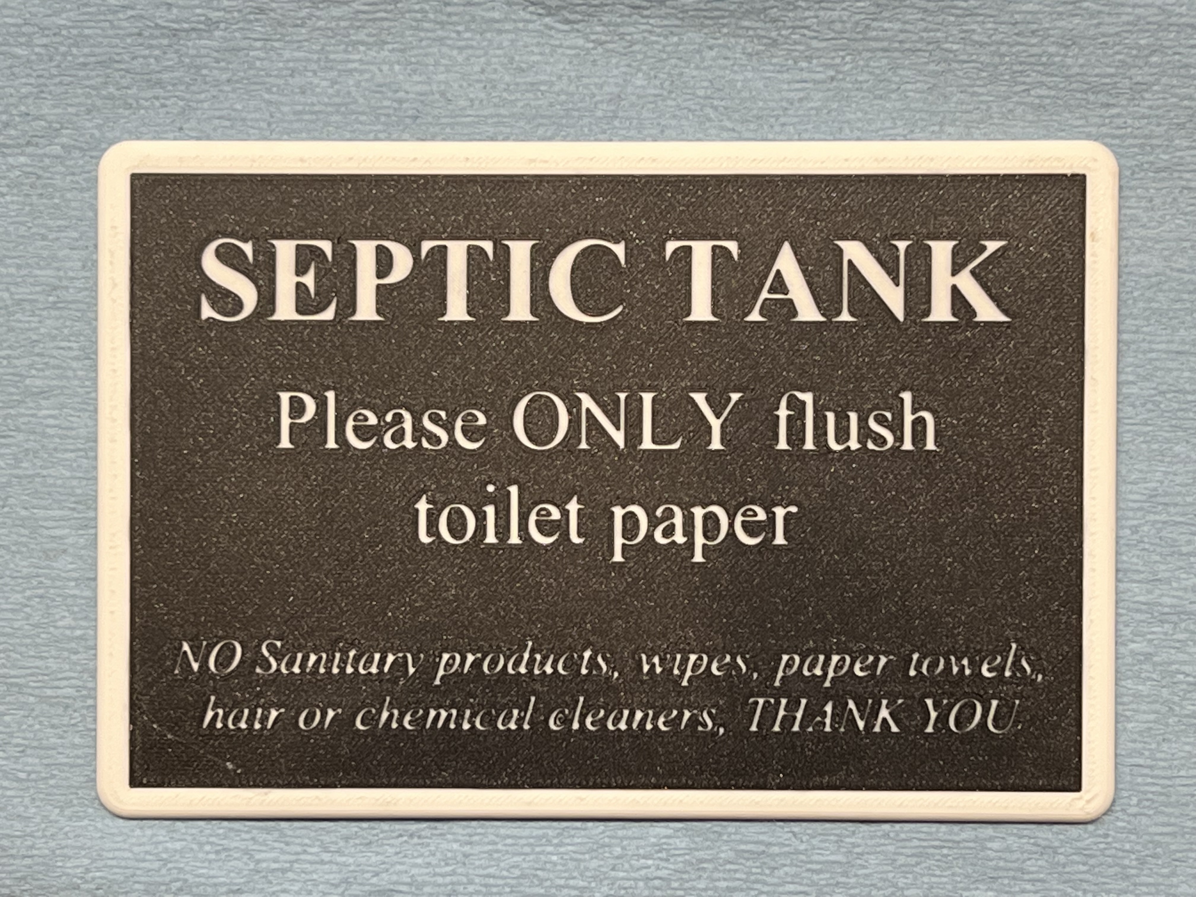 Septic Sewer Sign