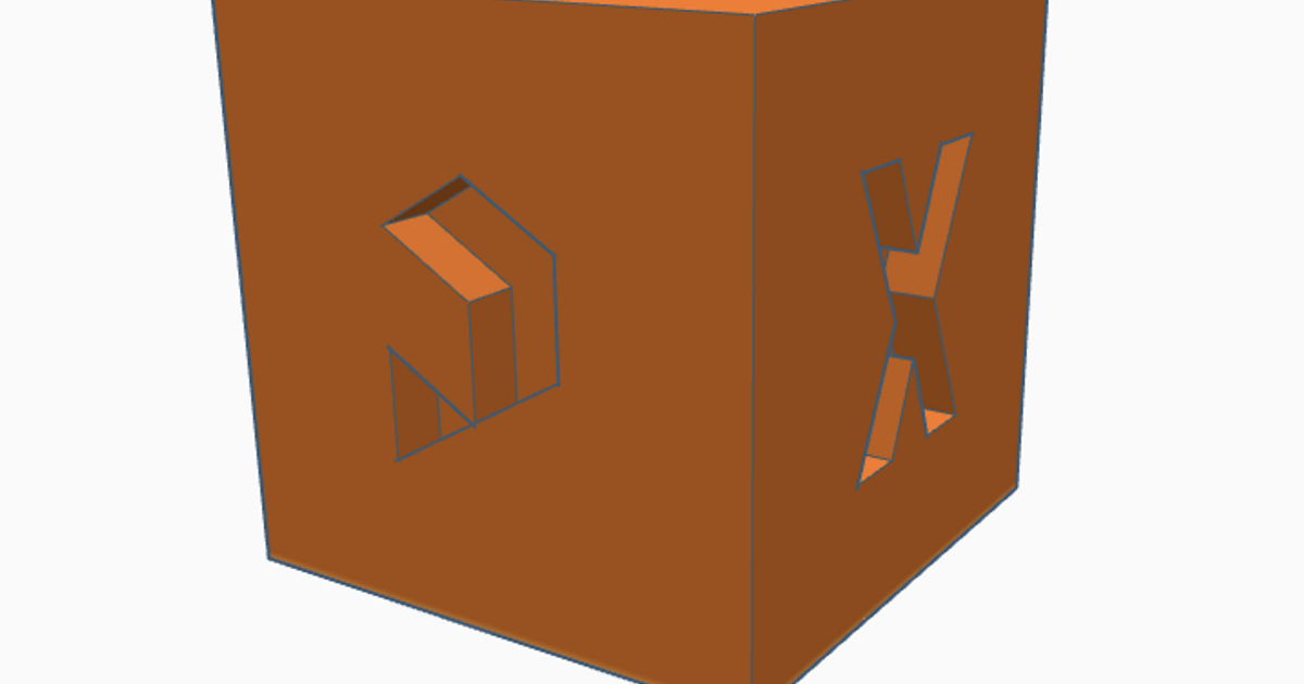 Calibration Cube Printables Logo by CalebTimoteo Download free STL