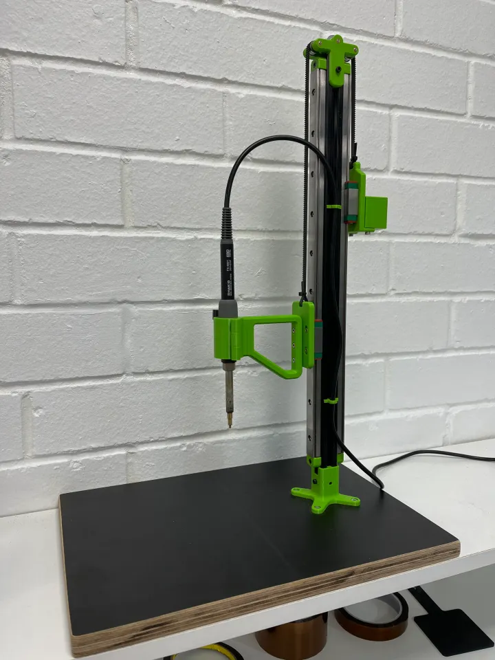Heat set insert press for 2020 extrusion , MGN12 and MGN15 rail by