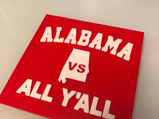 Alabama Crimson Tide Football Sign
