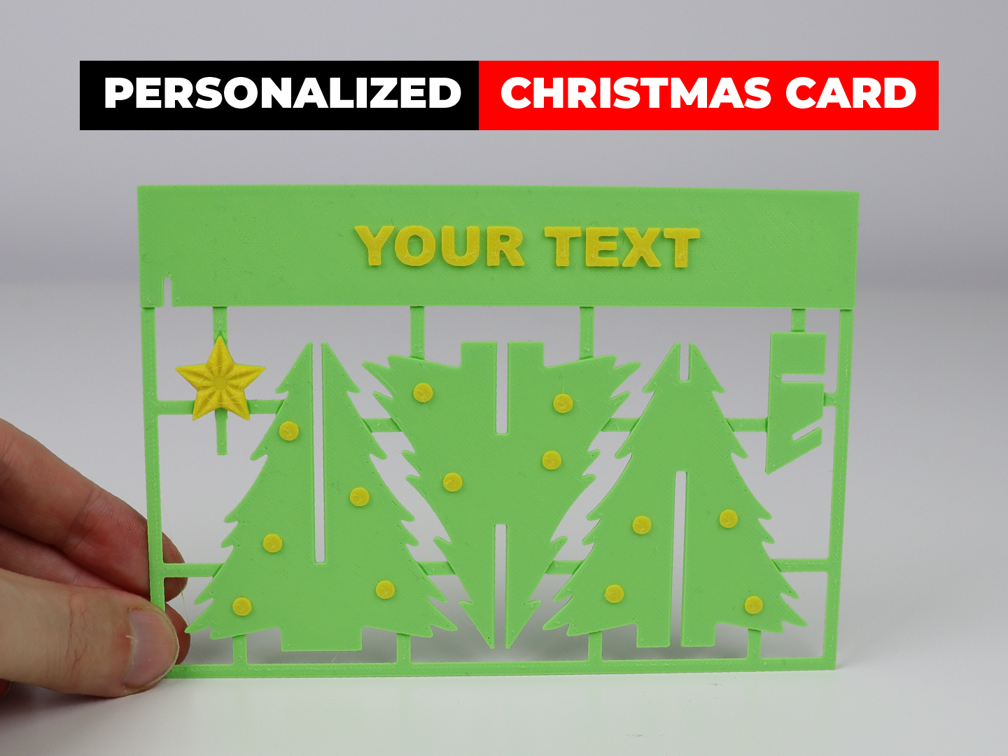 PERSONALIZABLE CHRISTMAS CARD