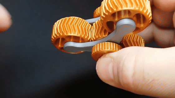 Miniatura 2 do modelo 3D Gear fidget spinner