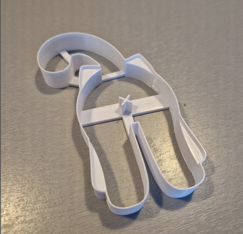 Cat Ass Cookie Cutter 3D model thumbnail
