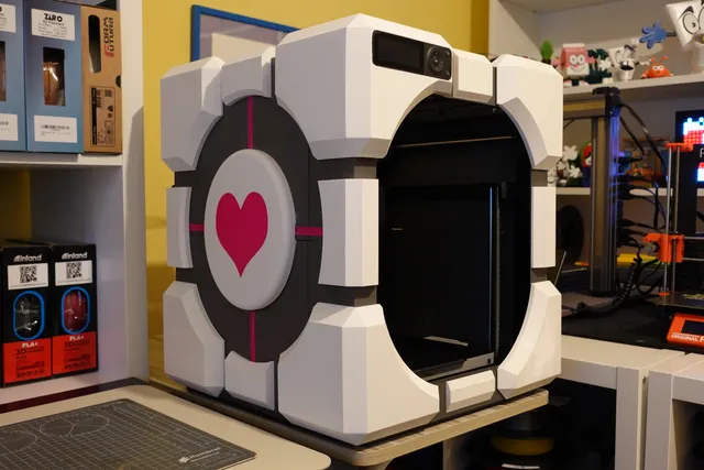 Companion Cube P1P Mod ( Bambu Lab )