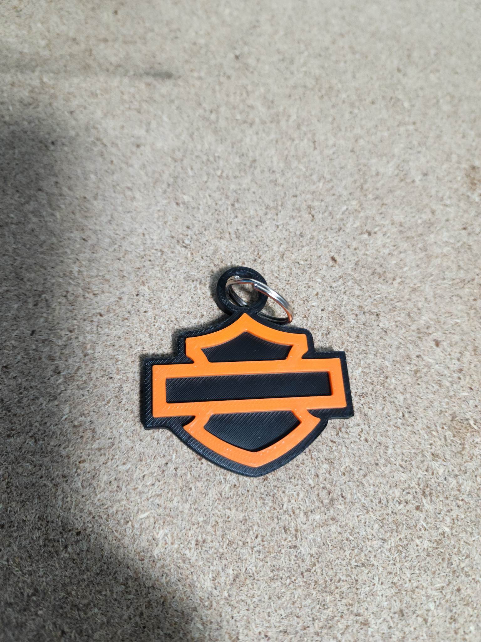 Simple Harley keychain
