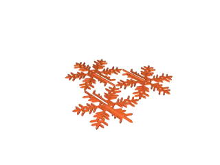 3D Snowflake Ornament in Three Pieces by Casper_FH | Download free STL ...