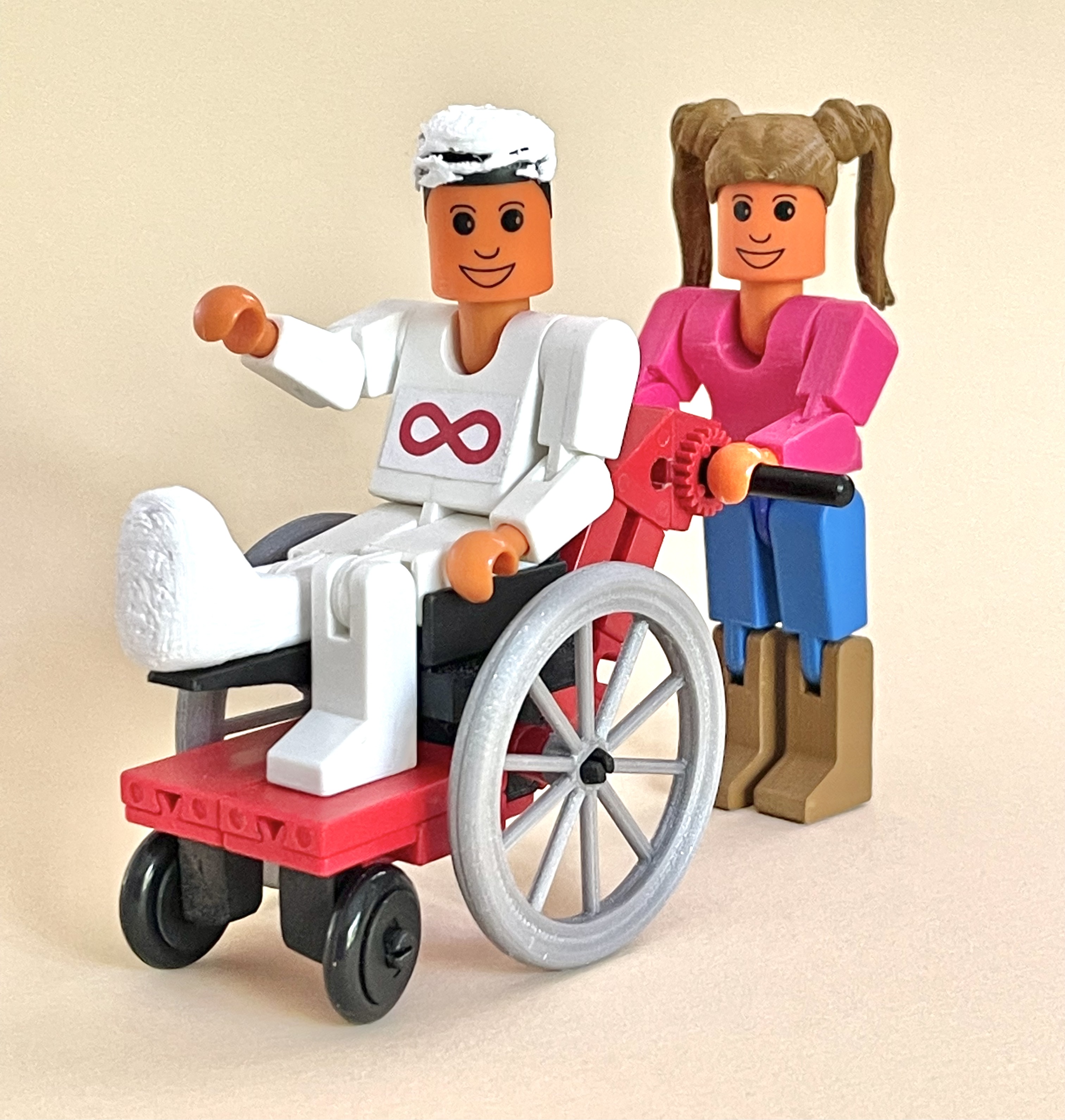 Parts for fischertechnik wheelchair