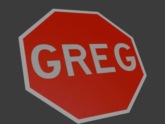 GREG! The stop sign!!