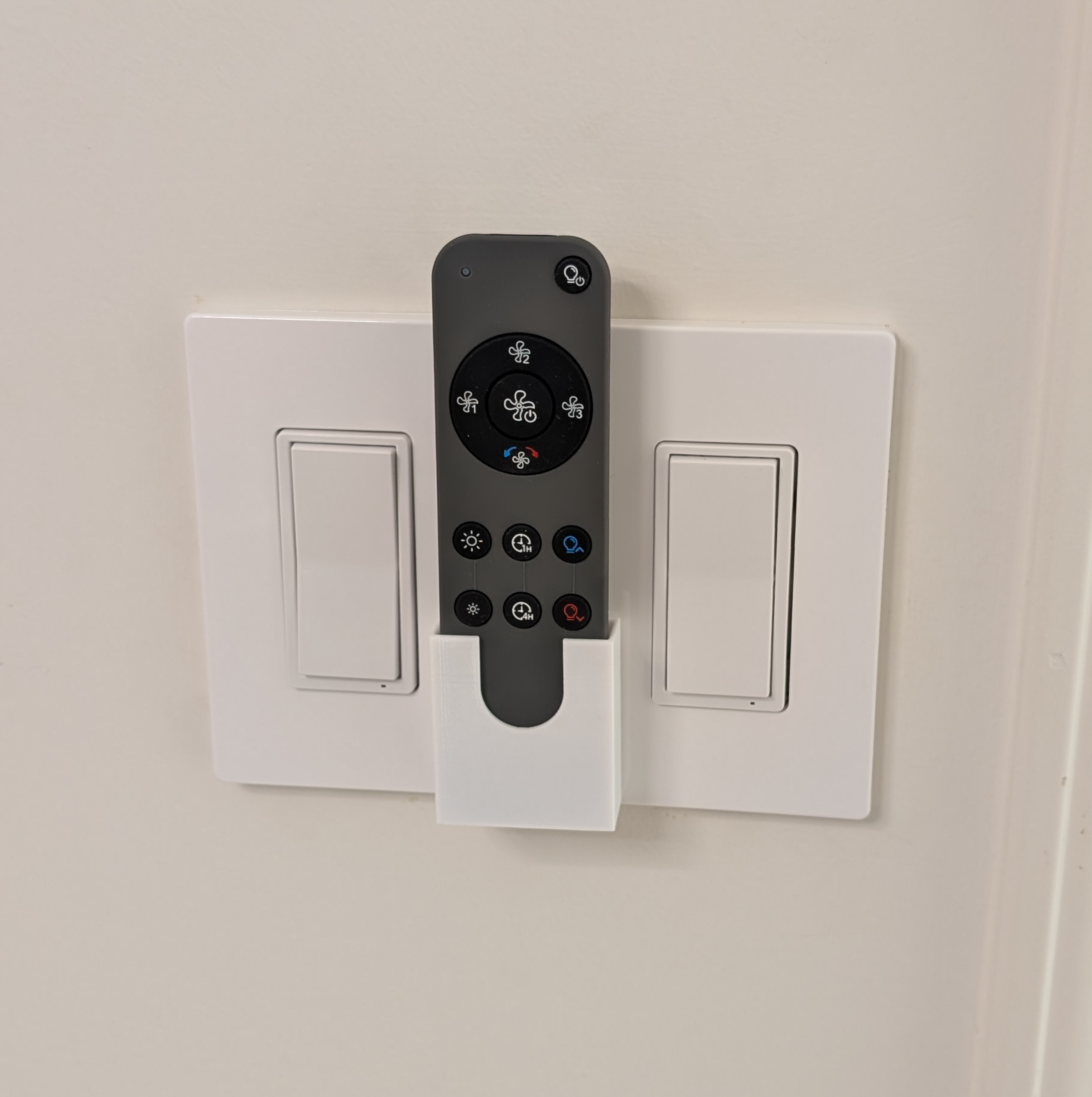 Fan remote to decora blank mount