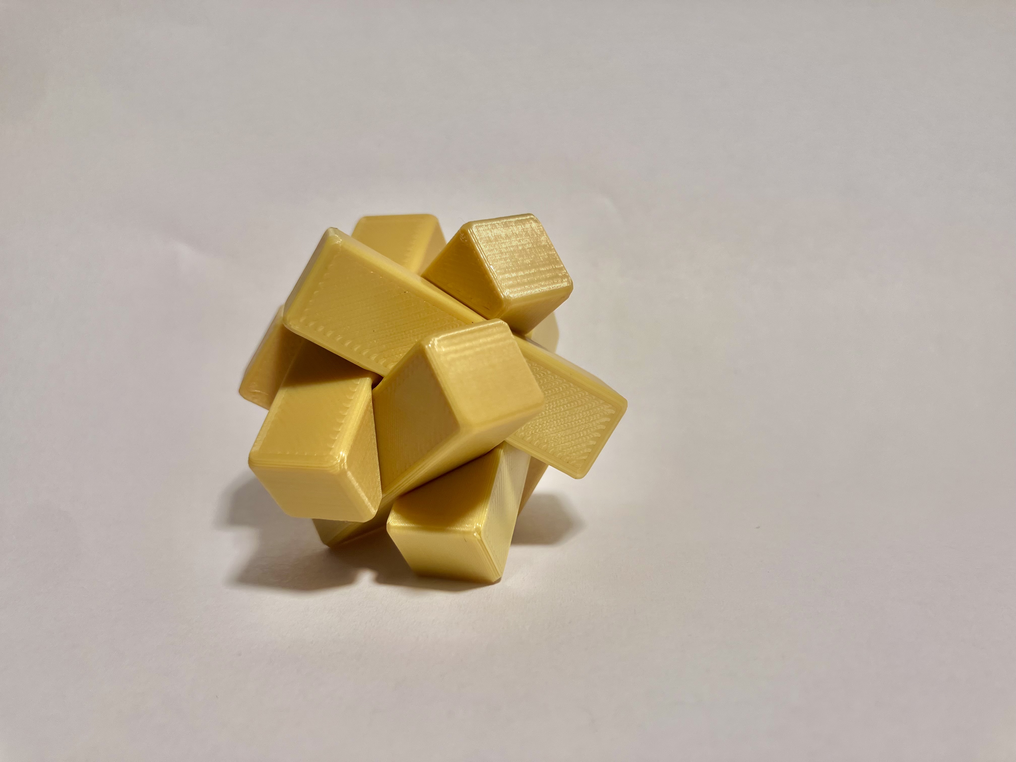Burr Puzzle - 6 Interlocking Pieces