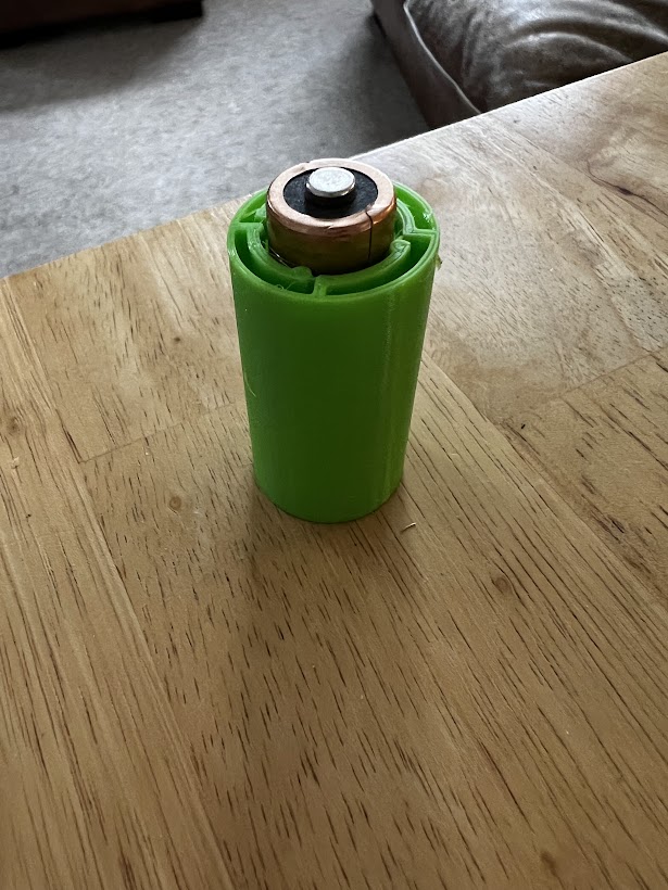 AA to C size Battery Adapter