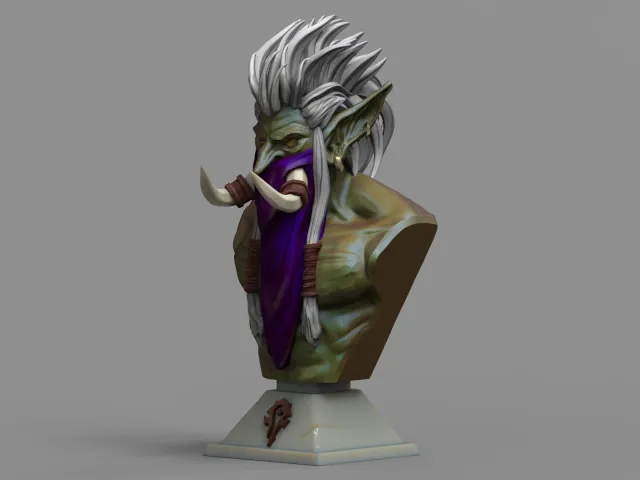 Zul 'Jin bust