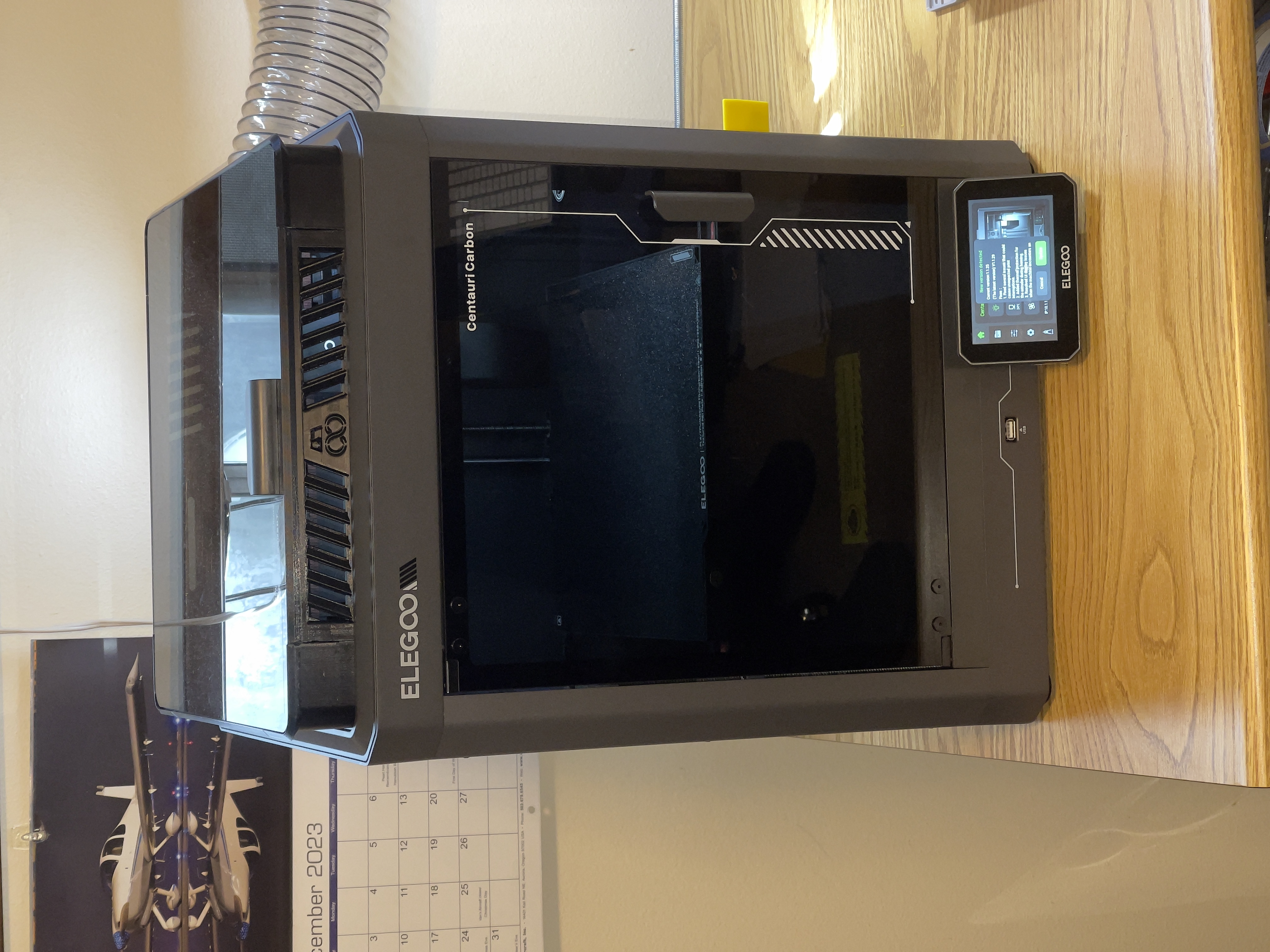 Centauri Carbon Vented Riser with Filament Feed Slot