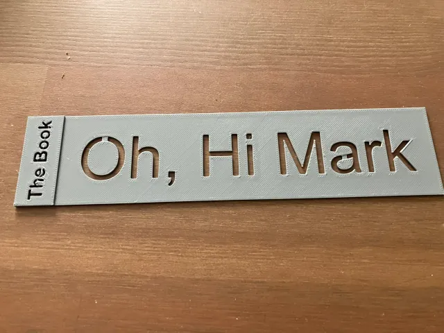 Oh Hi Mark Bookmark