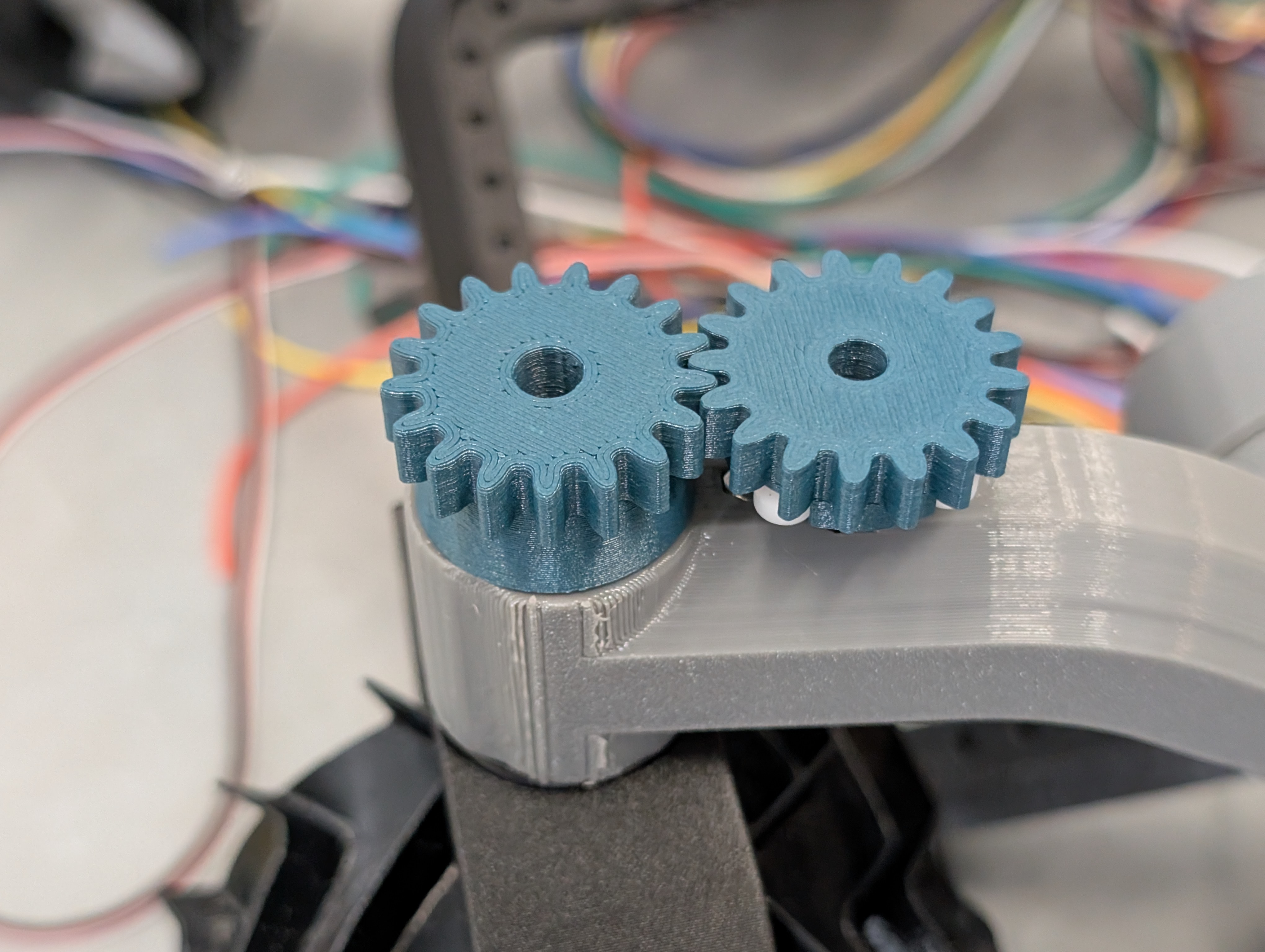 DS041MG servo gear remix for Stair Climbing Rover 3D model thumbnail