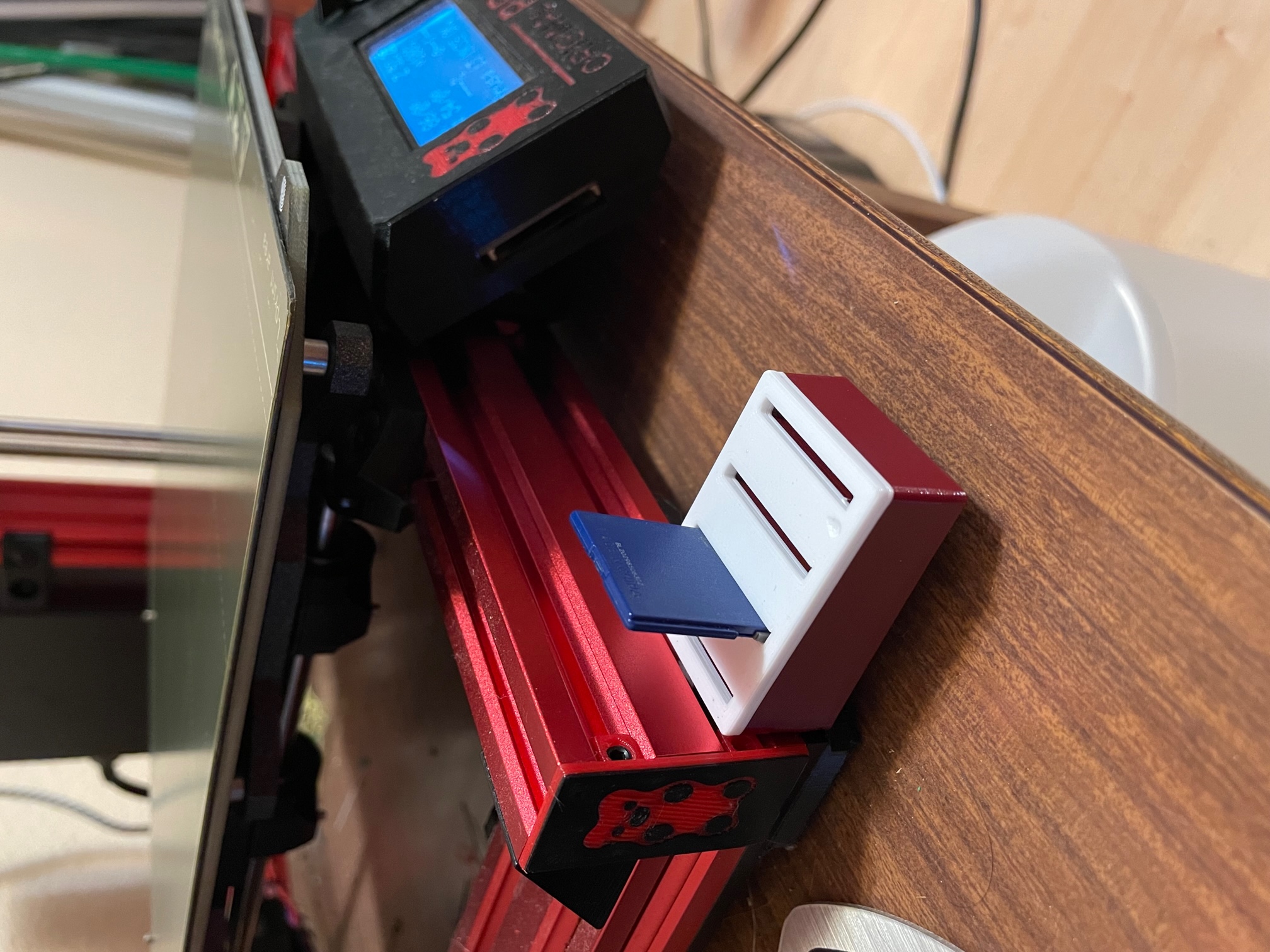 SD card holder for Prusa Bear mod by Poccha Download free STL model