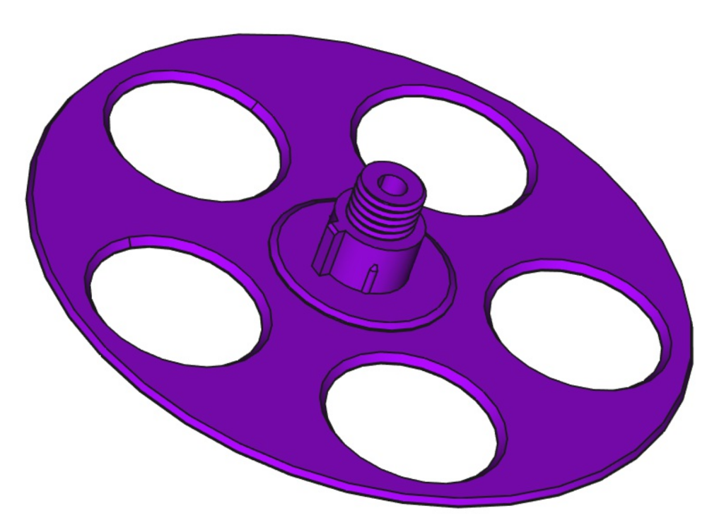 Split Reel and core adapter for 16mm film by Jason, Download free STL model