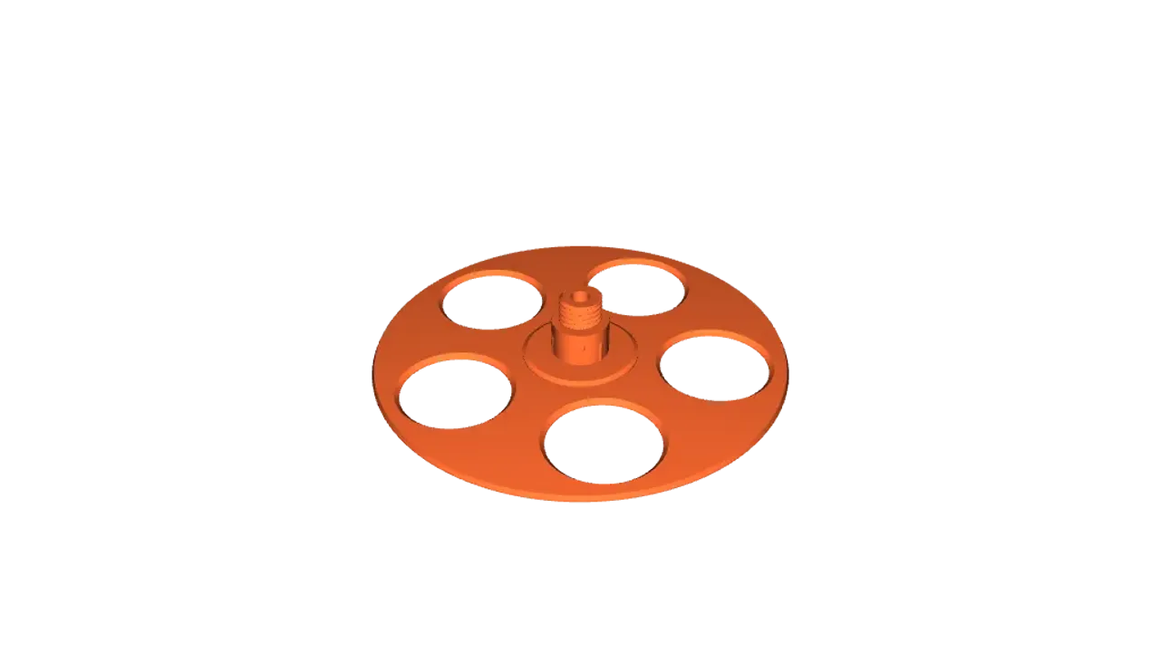 Split Reel and core adapter for 16mm film by Jason