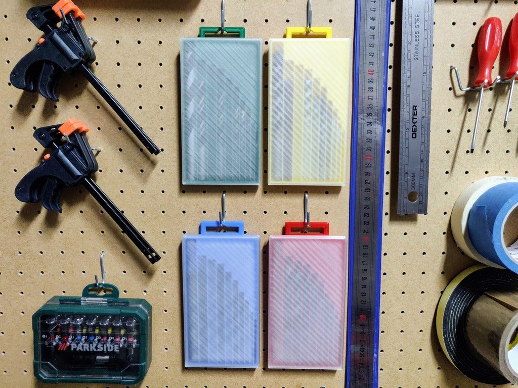 Miniatura 2 do modelo 3D Drill bit organizer