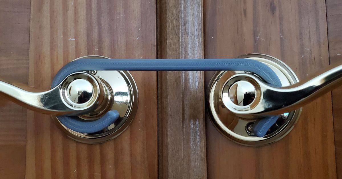 Childproof Lever Doorknob Toddler Proof Door Lock - 3D Printed