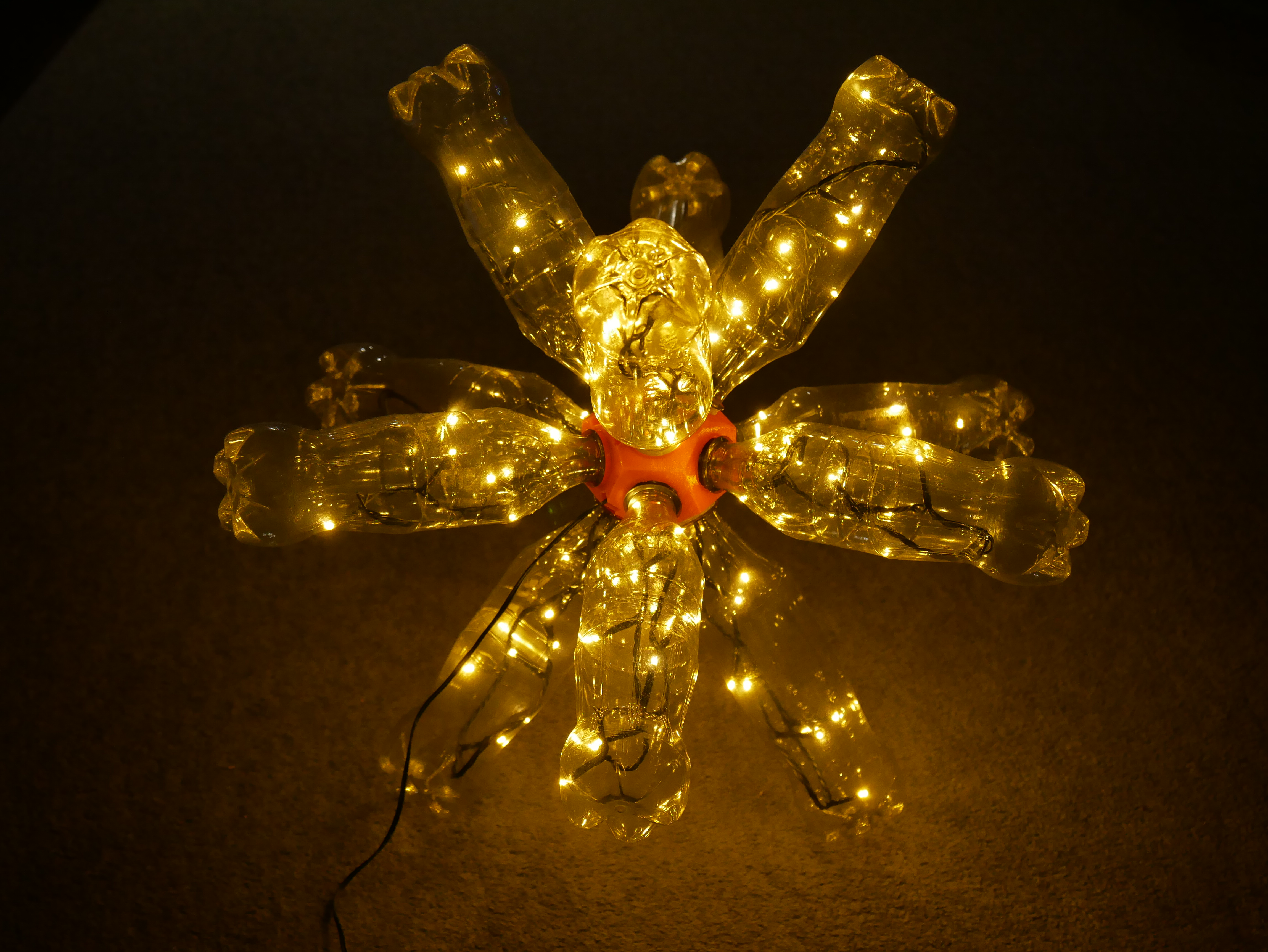 Dodecahedron Star bottle node light