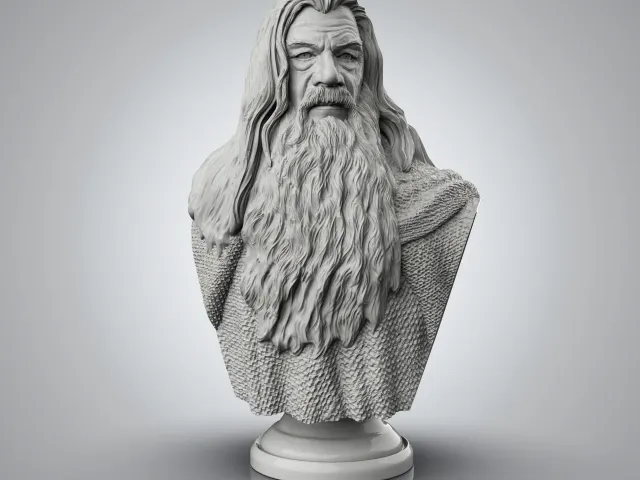 Gandalf Bust – Lord of the Rings