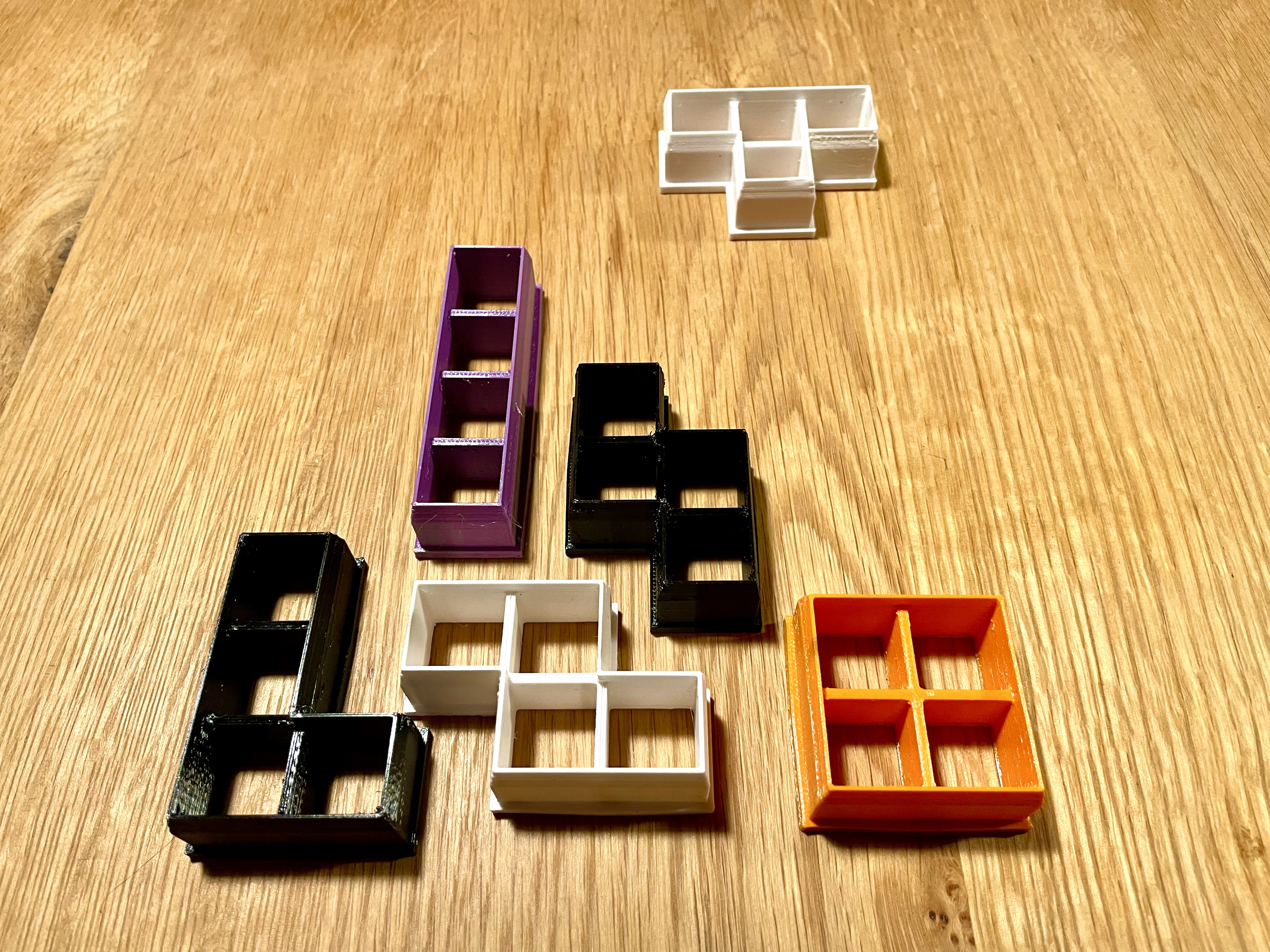 Tetris cookie cutters
