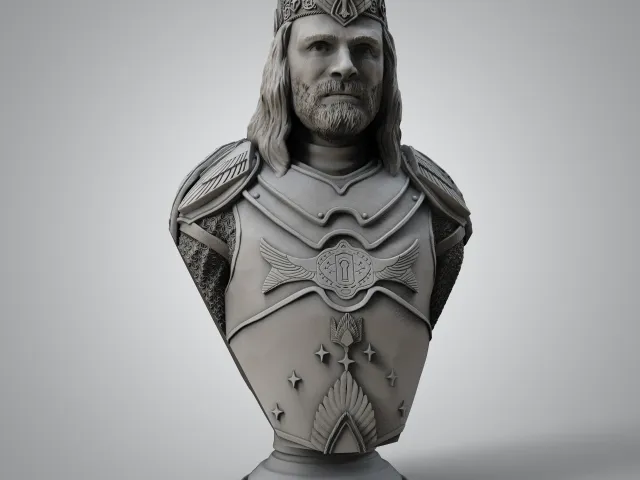 King Aragorn Bust – Lord of the Ring